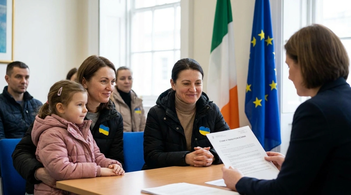 Ireland approves Stamp 4 transition scheme for 70,000 Ukrainian refugees